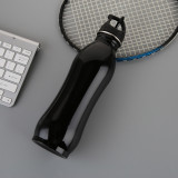 750ML 304 single wall stain steel water bottle portable sports&outdoor drinking kettle