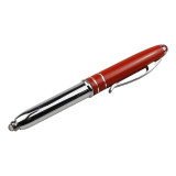 Novelty  plastic  touch screen pens with custom logo canetas stationery stylus with light, gift pen