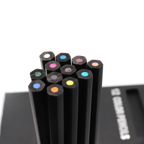 new hot selling 12-color pencil for promotional lapices colores