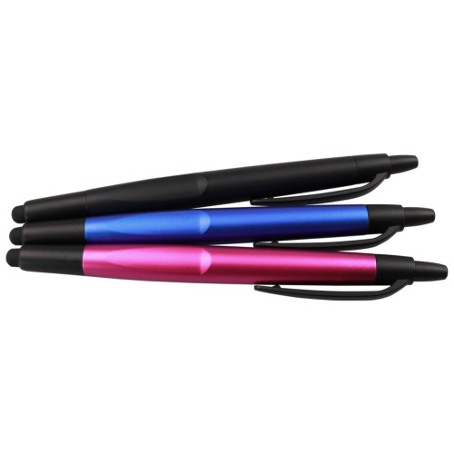 SMILE12695L promotion pure Color contracted stylus pens with custom logo canetas stationery fine tip