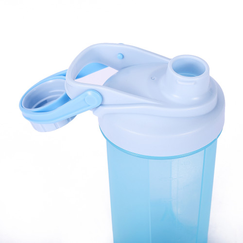Customized Logo Tritan Plastic Sports Water Bottle Shaker Bottle with Lid