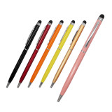20211 Hot sale bright color metal touch screen stylus ballpoint pen promotional item stylish touch pen