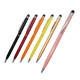 2 in 1 Capacitive Stylus metal aluminium pens for Mobile Phones multi promotional ballpoint pens with custom logo