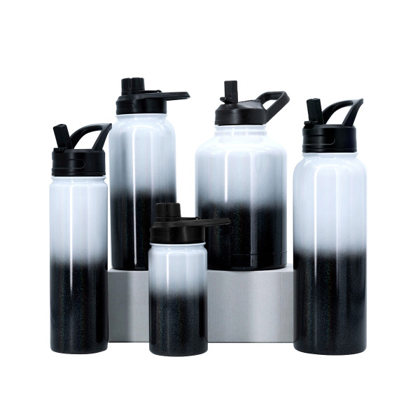 Customized Logo Insulated Vacuum Double Wall Sport Wide Mouth Stainless Steel Water Bottle