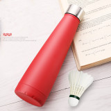 Hot Sale 750ml Sports Outdoor Water Bottle 304 Stainless Solid Color Bicycle Kettle Portable With Lid