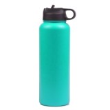 Customized Logo Insulated Vacuum Double Wall Sport Wide Mouth Stainless Steel Water Bottle