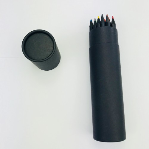 24 Pcs Pencil Set Drawing Use Wood New Customized Logo Popular Kids Color Pencil Colored 12pcs/black Box Drawing Writing CN;ZHE