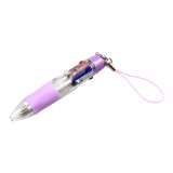Mini Multiple 4 Color Ballpoint Pen With Lanyard