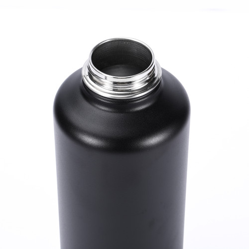 80oz Powder Coated Double Walled Stainless Steel Vacuum Flask Sports Water Bottle
