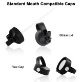 Customized Logo Insulated Vacuum Double Wall Sport Wide Mouth Stainless Steel Water Bottle