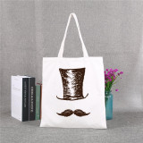 Custom Recycle Eco Plain Organic Cotton Canvas Tote Bag Reusable Shopping Tote Bags With Custom Printed Logo