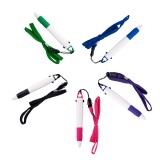 Convenient pen holder neck strap pen holder lanyard customized plastic beautiful pen