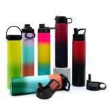 Eco Friendly Food Grade 316 Stainless Steel Double Wall Insulated Hot Cold Super Light Sports Bottle