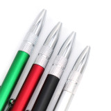 High Quality and good price plastic stylus ballpoint light pens with customized logo