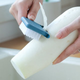 new design multifunctional plastic veggie peeler 5 in 1 Potato Garlic Peeler With Brush