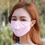 printed fabric face shield transparent mask anti fog african print face mask  for women