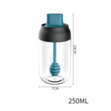 Multi-function 250ML Kitchen Spoon Cover Honey Jar Container Seasoning Bottle Oil Bottle