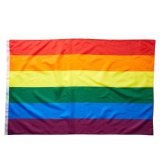 Promotional  Digital Printing 5*3ft custom rainbow flag wholesale