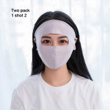 Reusable silicone anti fog reusable lip language microphone full cover plastic shield permanent transparent face mask