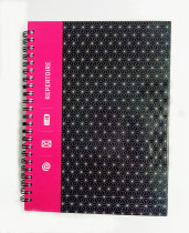 High Quality  A5  Cardboard Hardcover Address Wireo Notebook