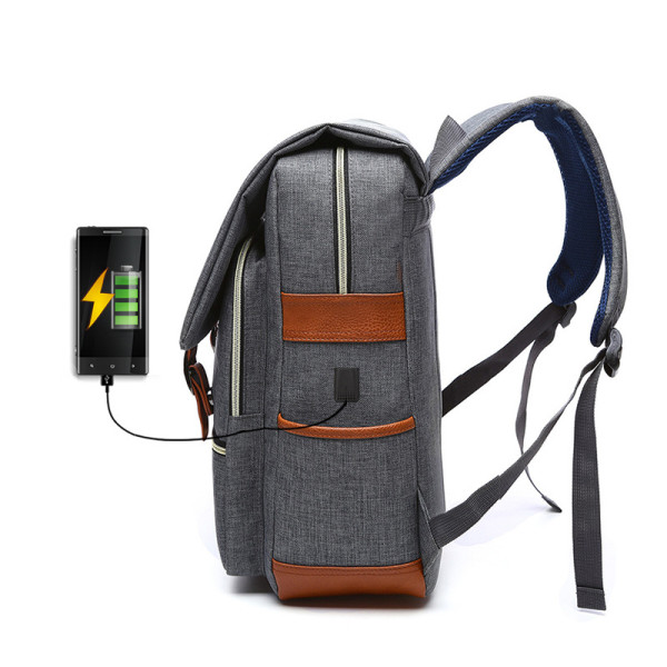 Travel Laptop Backpack Business Anti Theft Slim Durable College School Computer Bag with USB Charging Port Fits 15.6 Inch Laptop