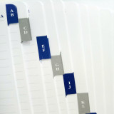 High Quality Paper Cover Notebook With ABC Tabs Custom Planner Journal