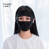 Reusable silicone anti fog reusable lip language microphone full cover plastic shield permanent transparent face mask