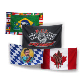 Professional Large Screen Printed Custom Flags