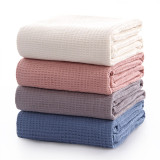 High Quality Waffle Weave Organic Cotton Baby Swaddle Blanket