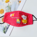 halloween silver transparent printing neoprene disposable printed cotton fabric dust respirator baby gauze cherry lip face mask