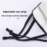 fashionable custom reusable plastic transparent clear disposable dust windproof ear loop mouth washable breathable mesh facemask