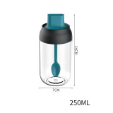 Multi-function 250ML Kitchen Spoon Cover Honey Jar Container Seasoning Bottle Oil Bottle