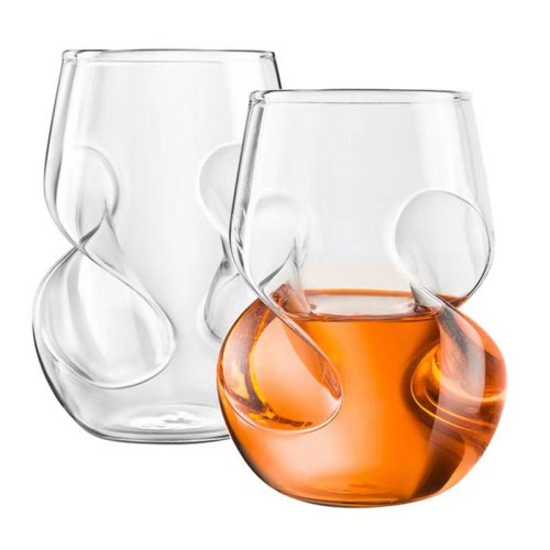 Creative thumb fruit juice glass home beer glass Vodka whisky glass