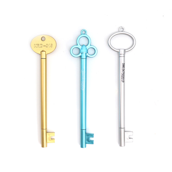 Novelty Promotional key Gel ink pen for children, logo pen