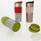 Factory direct sales 350ml vacuum double wall outdoor stainless steel coffee thermos mug cup