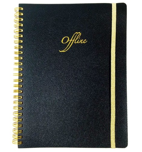Custom PU Leather Notebook Soft Cover Business Agenda School  Exercise Book