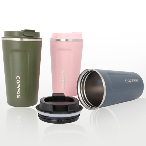 510ML Stain Steel Auto  Coffee Mug Insulated Thermos Vacuum Water Tumbler With Leak-Proof