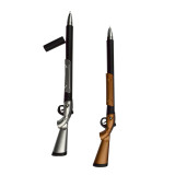 Promotional cool cartoon gun shape metal weapon ball pen