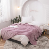 Customize Fluffy Elegant Bed Cover Plush Soft Blanket  Flannel Life Comfort Throw Blankets