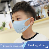 Customer-made spandex nylon cotton polyester reusable sublimation fashion halloween white half dust ski baby child face mask
