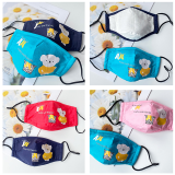 halloween silver transparent printing neoprene disposable printed cotton fabric dust respirator baby gauze cherry lip face mask