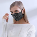 Ninja luxury multi color stone breathable halloween non woven nova disposable invisible fashion print face mask