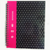 High Quality Paper Cover Notebook With ABC Tabs Custom Planner Journal