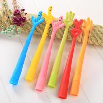 Colorful Creative Gift Funny Bending Hand Gesture Ballpoint Pen