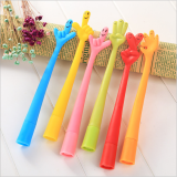 Colorful Creative Gift Funny Bending Hand Gesture Ballpoint Pen