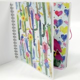 2020 Design Spiral Diary With Colorful Elastic Printed To Do List Pages Planner