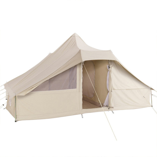 Canvas material tent High quality low price canvas cotton outdoor camping tent by sale