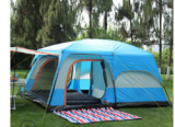 European 8 Persons Large Luxury Wind Resistant Family Carpas de Camping Tent