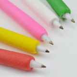 Newest handmade cartoon character polymer clay ball pen cartoon pen