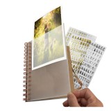 2021 Custom A6 Spiral Notebook For Student/Composition with DIY sticker and Photo Pocket